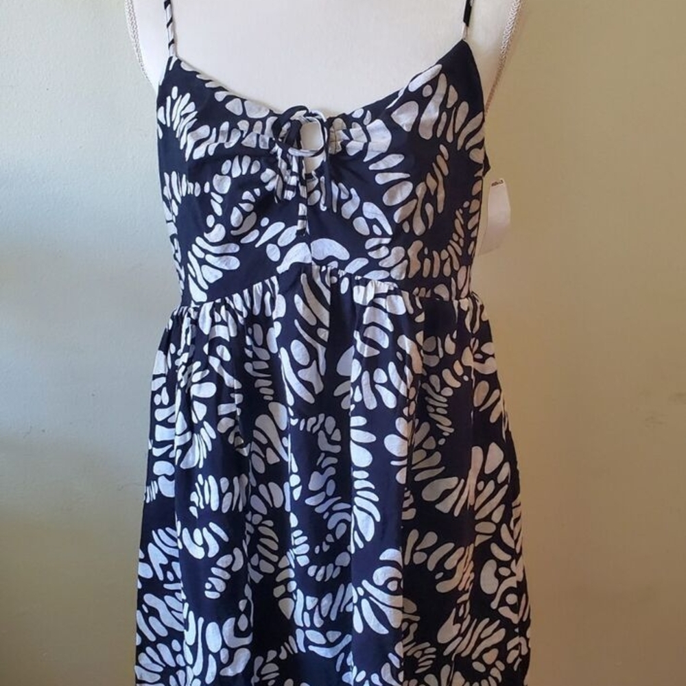 Black and White Patterned Dress